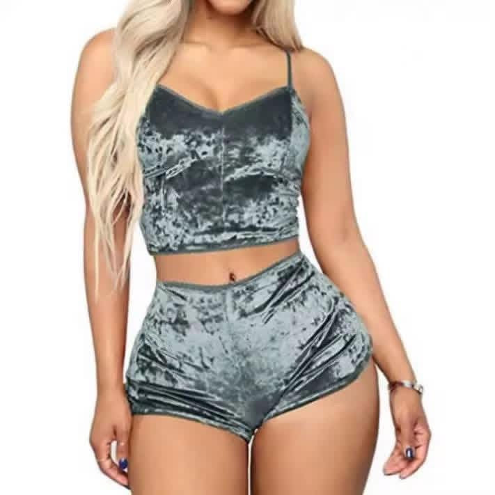 Velvet Two Piece Set
