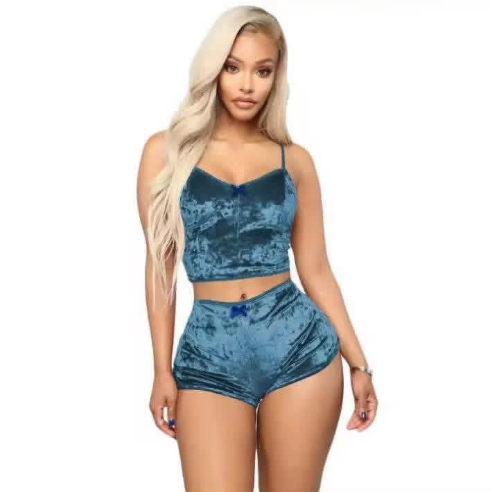 Velvet Two Piece Set