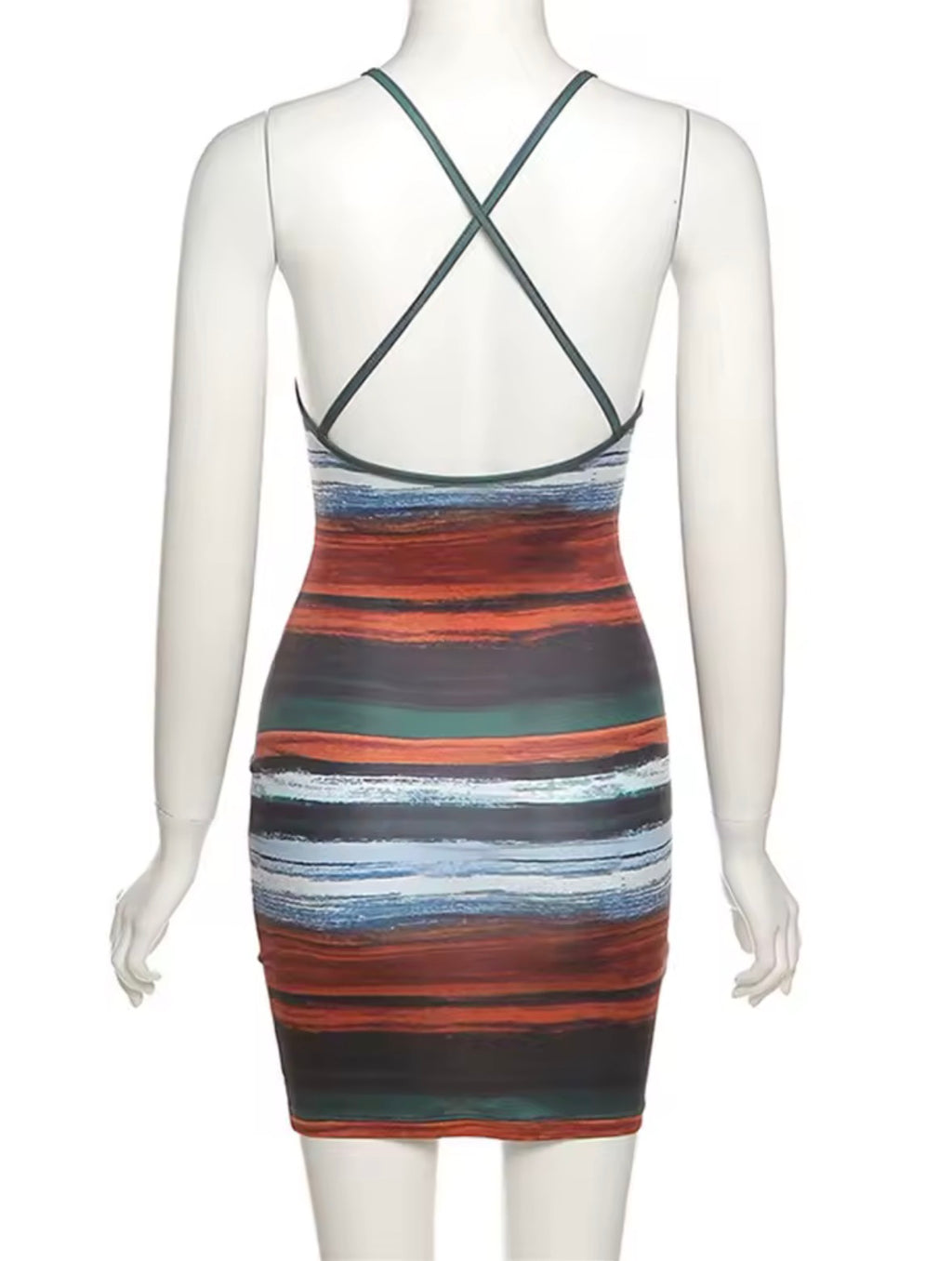 Striped Mini Dress