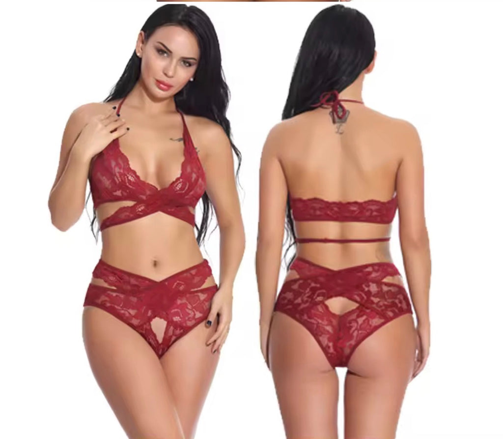 Sexy Two Piece Bra and Panty Set