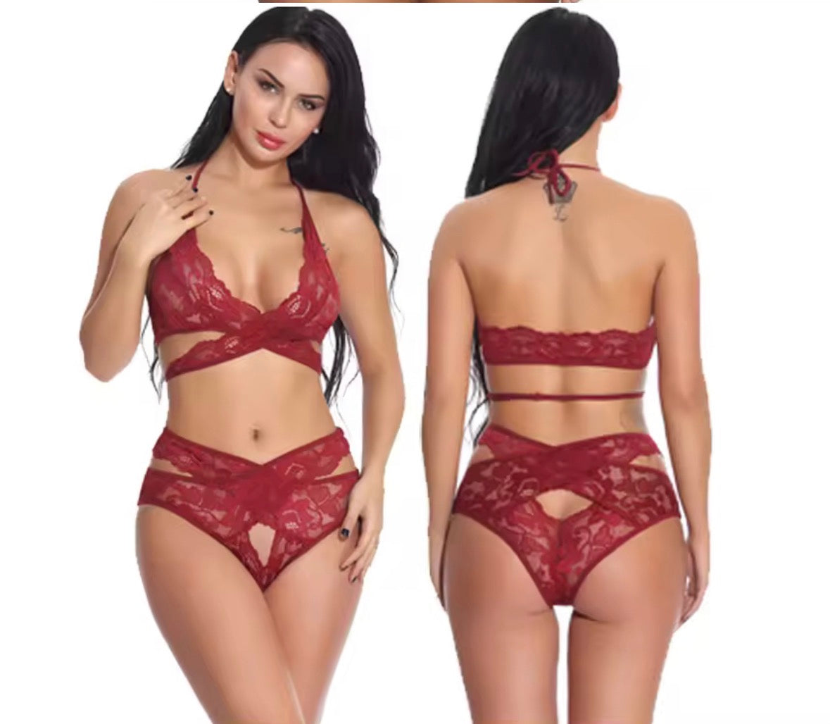 Sexy Two Piece Bra and Panty Set