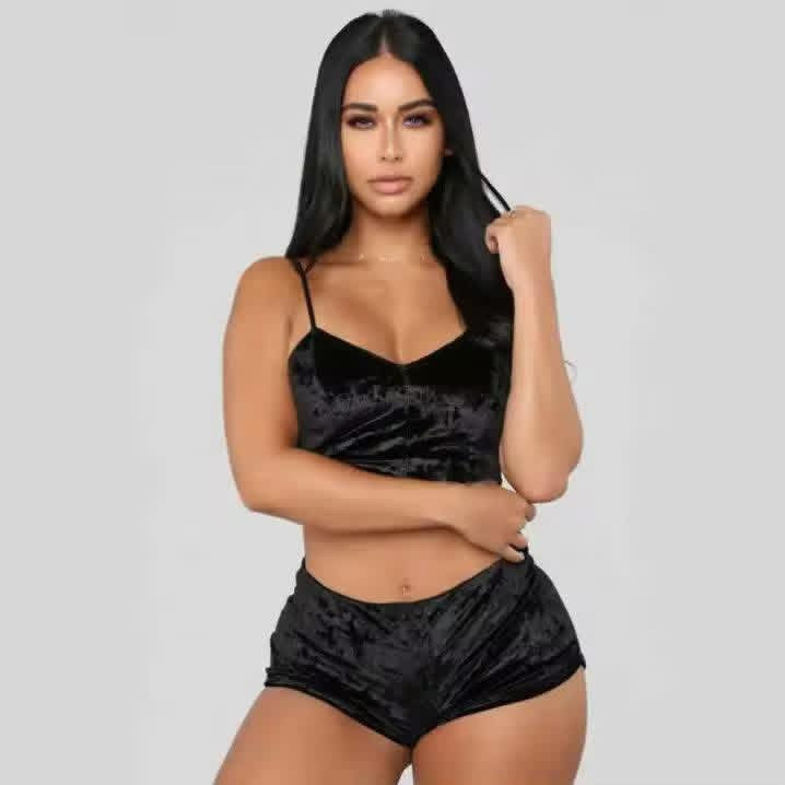 Velvet Two Piece Set