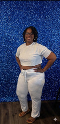 2pc Crop Top Set